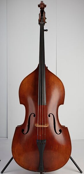 Upright bass, James Jamerson (American, Edisto, South Carolina 1936–1983 Los Angeles, California), Laminated spruce and maple plywood, ebonized wood fingerboard, metal 