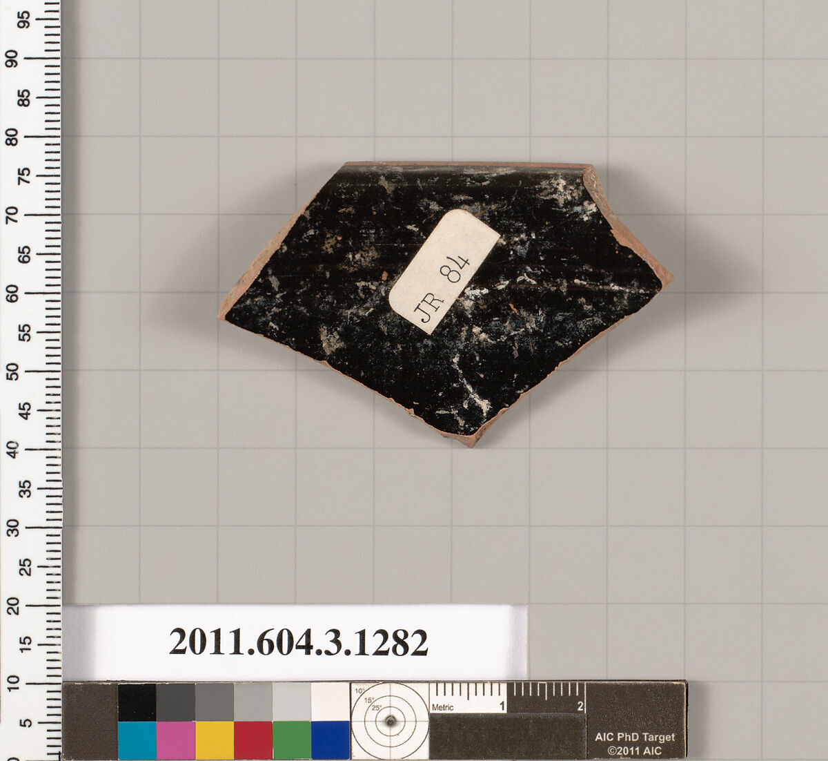 Terracotta rim fragment of a skyphos (deep drinking cup), Terracotta, Greek, Attic