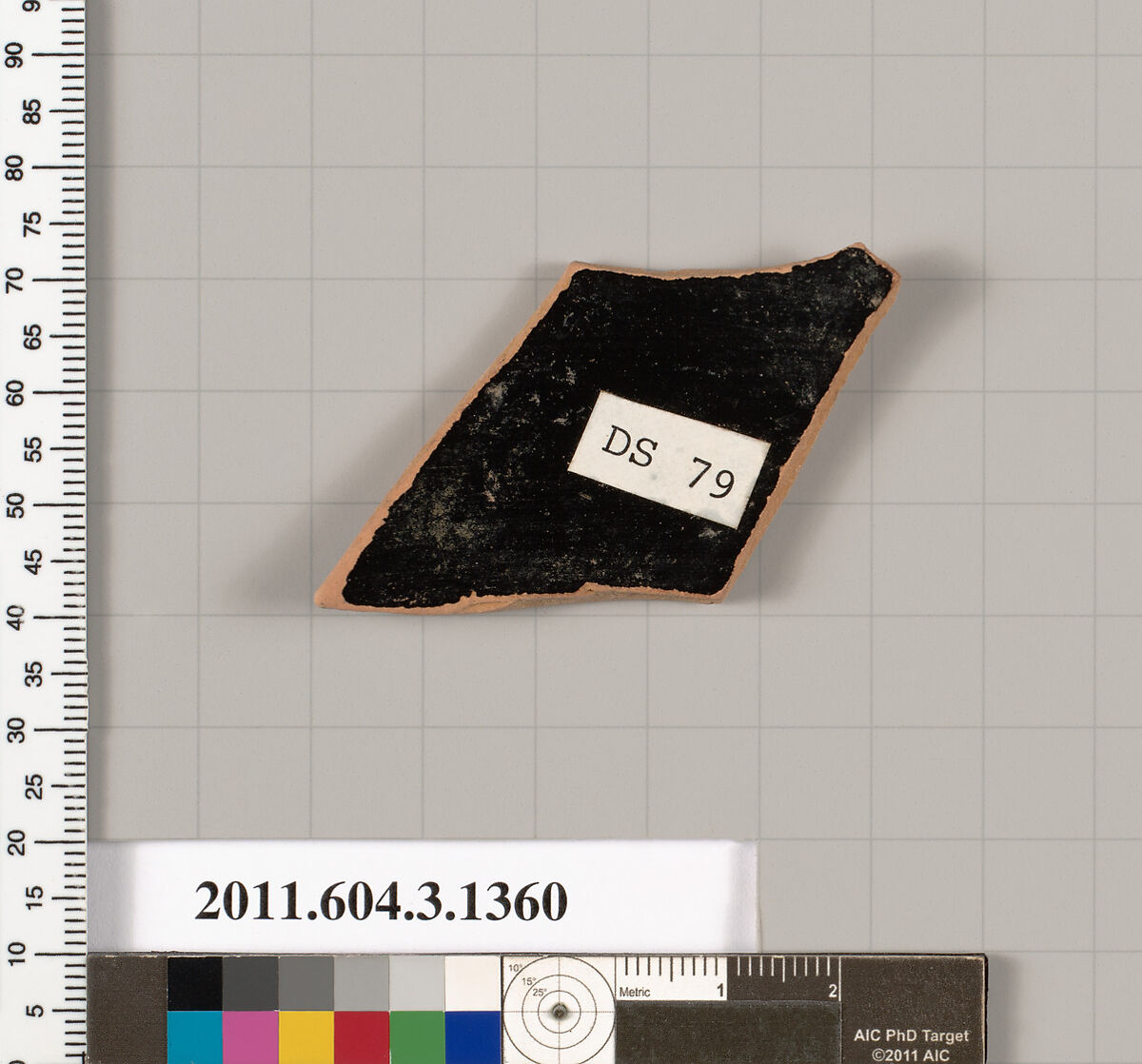 Terracotta fragment of a skyphos (deep drinking cup), Terracotta, Greek, Attic