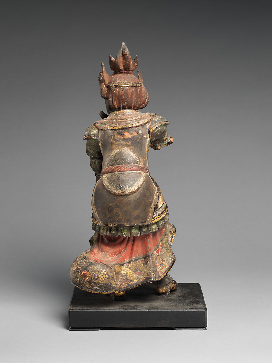 Six of the Twelve Divine Generals (Jūni shinshō), Wood with lacquer, color, gold, and inlaid crystal eyes, Japan