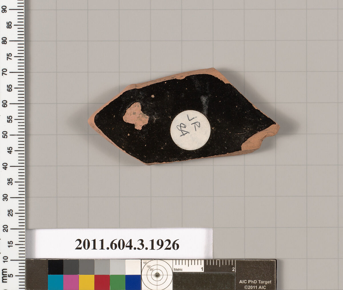 Terracotta fragment of a kylix (drinking cup) or a skyphos (deep drinking cup)?, Terracotta, Greek, Attic