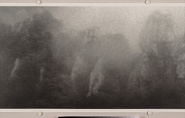 Mount Song, Michael Cherney (American, born 1969), Handscroll mounted with photographic images printed with pigment inks on mica-flecked xuan paper, China