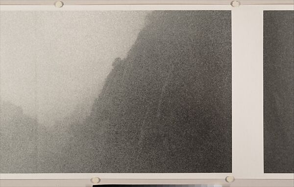 Mount Song, Michael Cherney (American, born 1969), Handscroll mounted with photographic images printed with pigment inks on mica-flecked xuan paper, China
