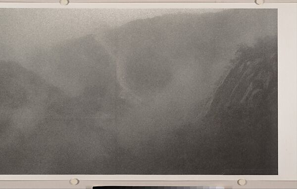 Mount Song, Michael Cherney (American, born 1969), Handscroll mounted with photographic images printed with pigment inks on mica-flecked xuan paper, China