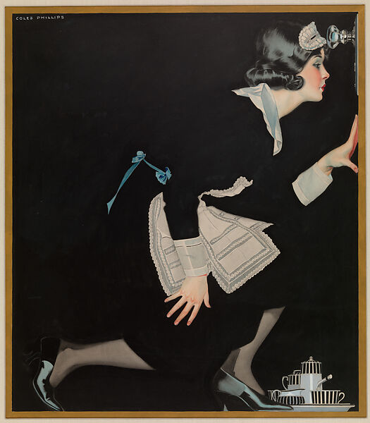 オール・アメリカン・ガール コールズ・フィリップスのアート Coles Phillips - In a Position to Know, Cover Design for 