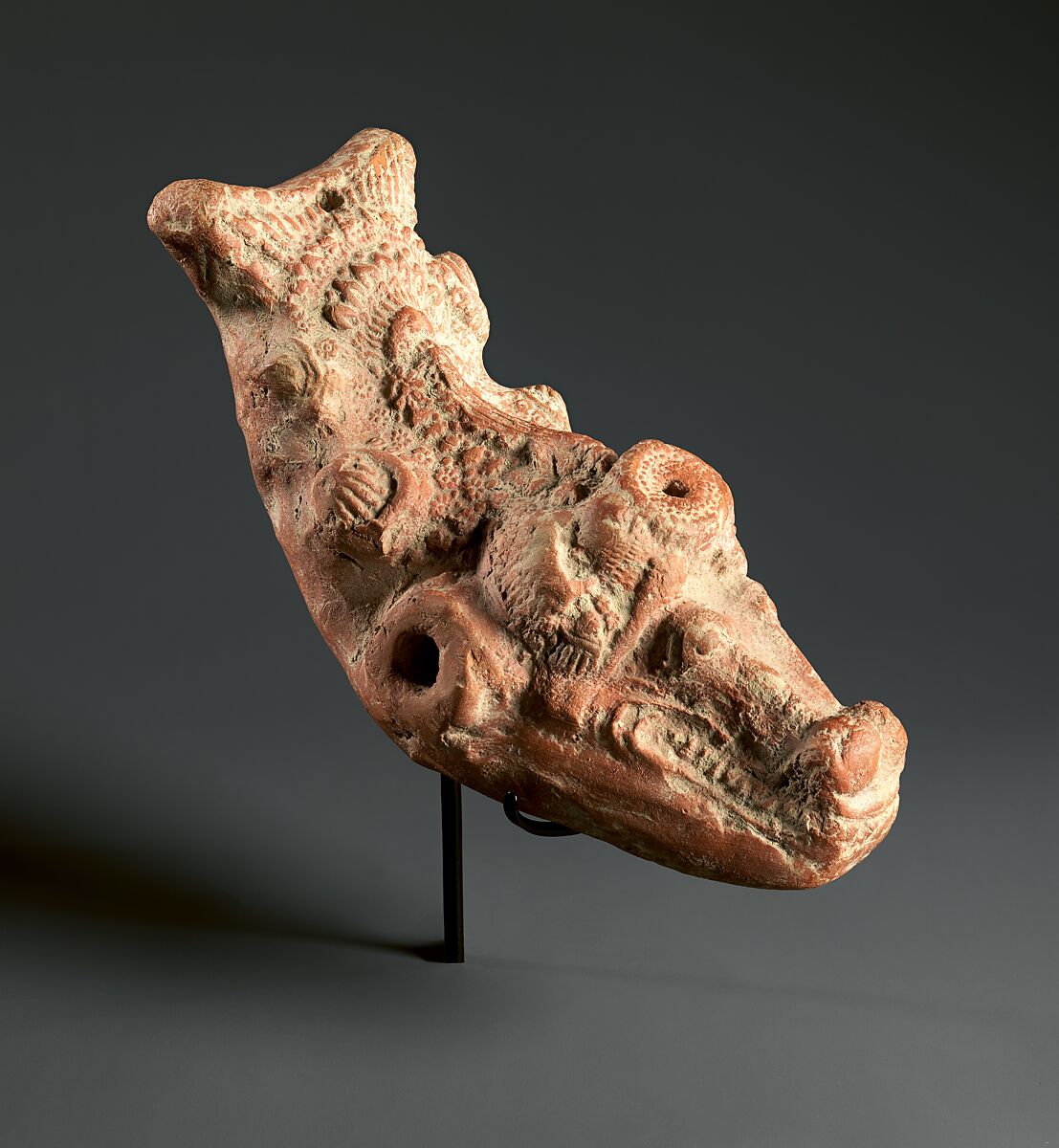 Toy in the form of a makara, Terracotta, India, Uttar Pradesh, probably Kaushambi