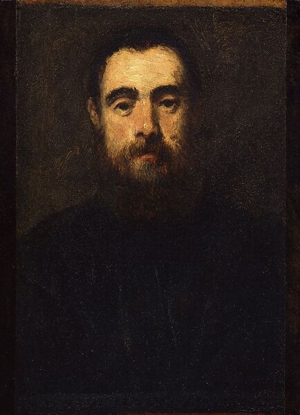 Portrait of a Bearded Man, Jacopo Tintoretto (Jacopo Robusti) (Italian, Venice 1518/19–1594 Venice), Oil on panel 