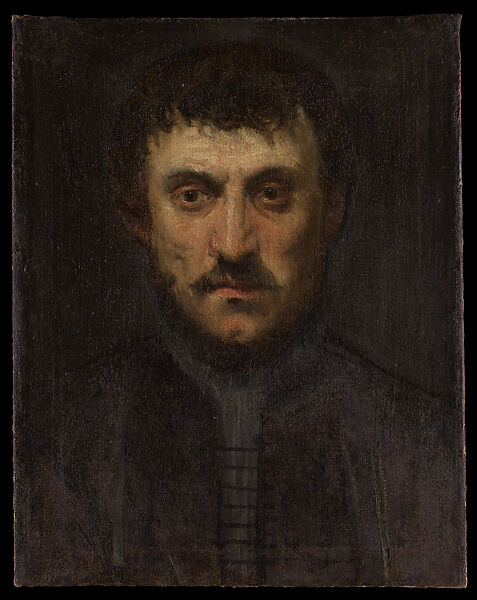 Portrait of a Man (Self-Portrait?), Jacopo Tintoretto (Jacopo Robusti) (Italian, Venice 1518/19–1594 Venice), Oil on canvas 