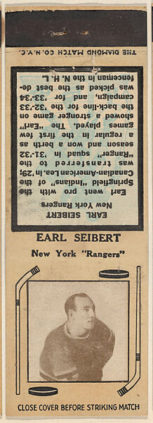 New York Yankees Matchbook Print