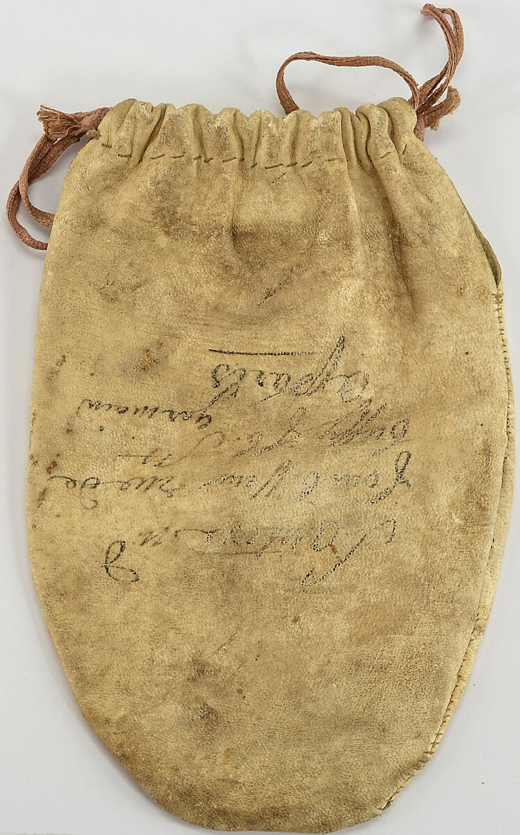 Cover for a Smallsword Hilt, Santerre (French, Paris, recorded 1774–92), Leather, silk, paper, ink, French