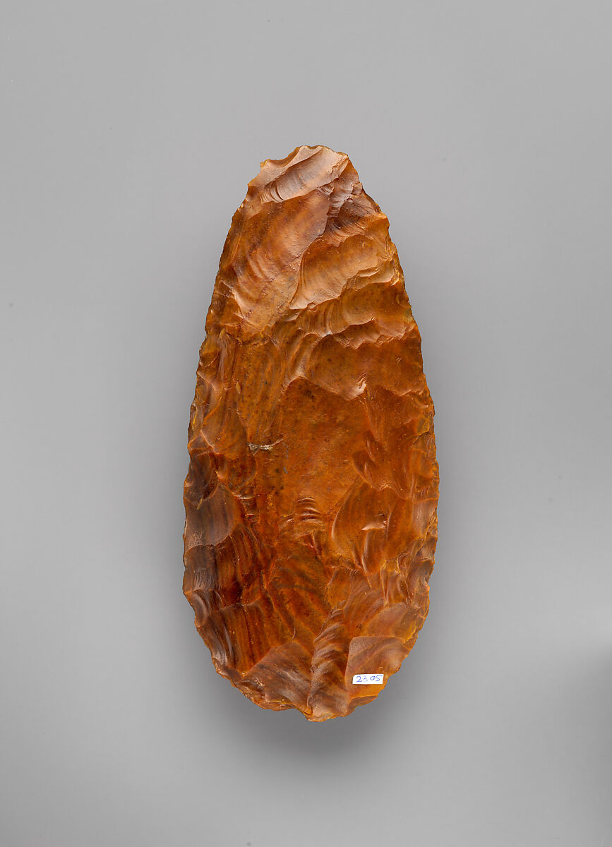 Nine Bifaces, Flint, quartzite, Acheulean