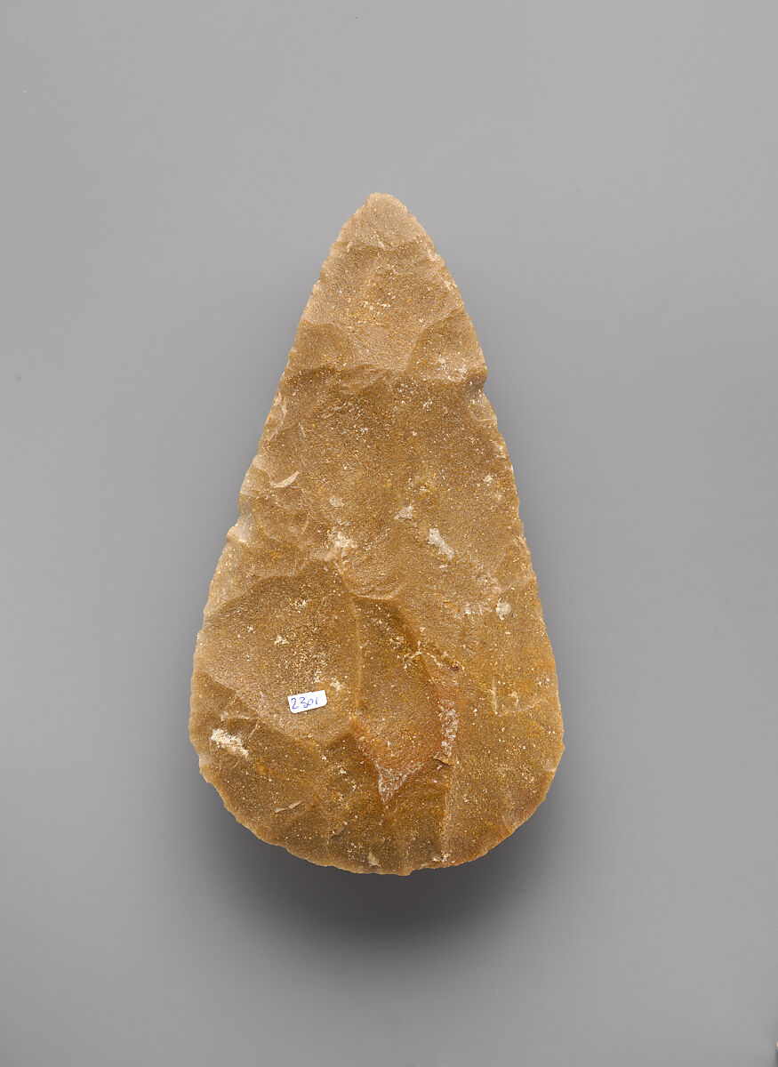 Nine Bifaces, Flint, quartzite, Acheulean