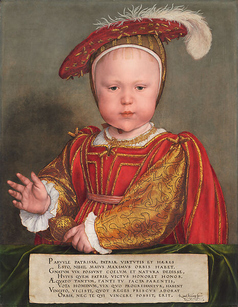 Edward VI as a Child, Hans Holbein the Younger  German, Oil on panel