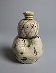 Gourd-shaped sake flask (tokkuri)
