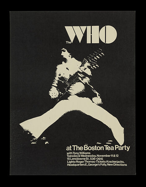 The Who at The Boston Tea Party, Eric Engstrom, Paper 