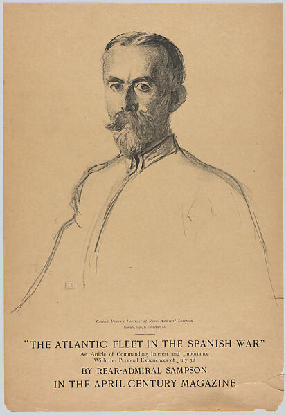 The Century Magazine, "The Atlantic Fleet in the Spanish War", April 1899, After Cecilia Beaux (American, Philadelphia, Pennsylvania 1855–1942 Gloucester, Massachusetts), Commercial relief process and letterpress 