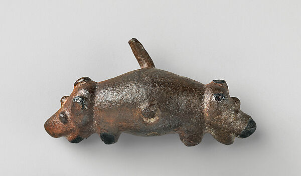 Hippopotamus Ornament, Bronze, Middle Niger civilization 