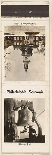 Philadelphia Souvenir from Philadelphia, Souvenir Views Match Cover series
