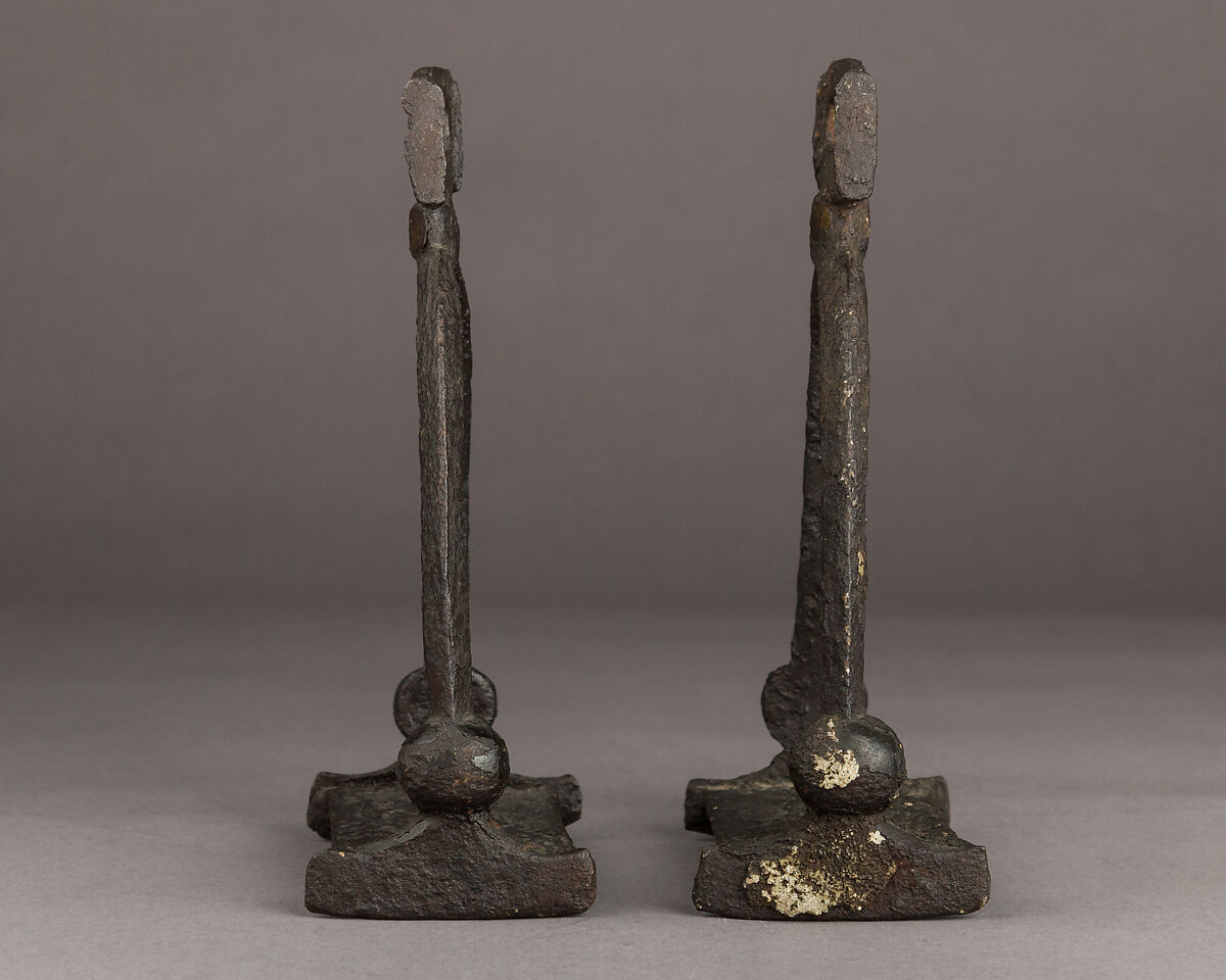 Pair of Stirrups, Iron, bronze, gold, silver, Scandinavian, possibly Danish