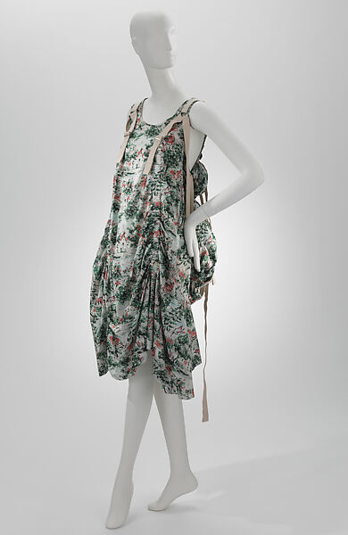 Dress, Junya Watanabe (Japanese, born 1961), cotton, nylon, plastic, Japanese 