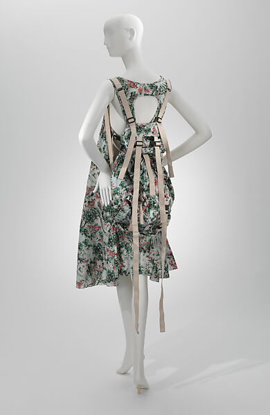 Dress, Junya Watanabe (Japanese, born 1961), cotton, nylon, plastic, Japanese
