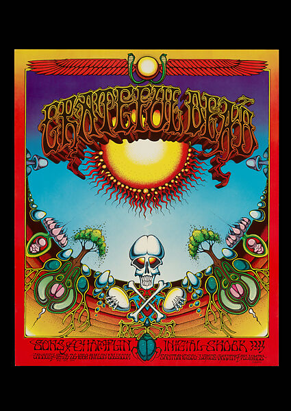 Grateful Dead at the Avalon Ballroom, Rick Griffin, Paper 