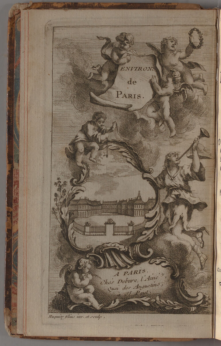 Voyage pittoresque des environs de Paris, ou, Description des maisons royales, châteaux & autres lieux de plaisance, situés à quinze lieues aux environs de cette ville, Antoine Nicolas Dézallier d'Argenville