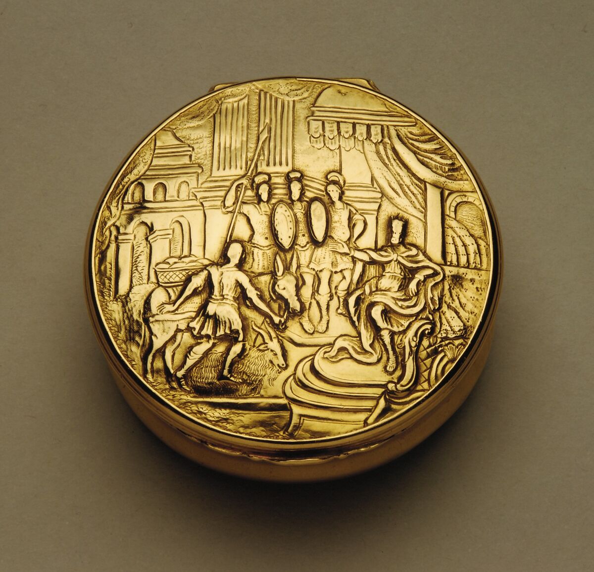 Snuffbox, Myer Myers (1723–1795), Gold, American