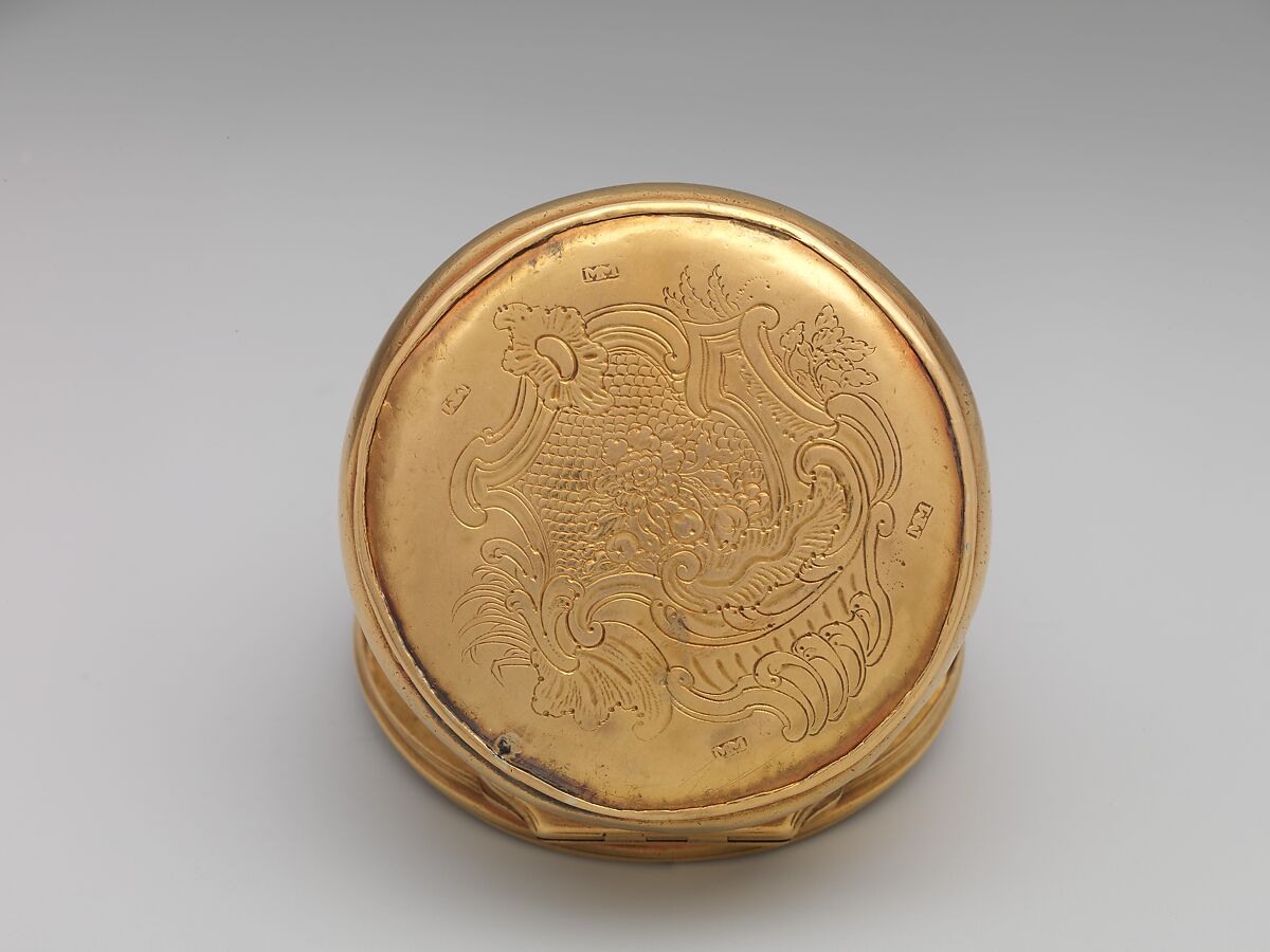 Snuffbox, Myer Myers (1723–1795), Gold, American