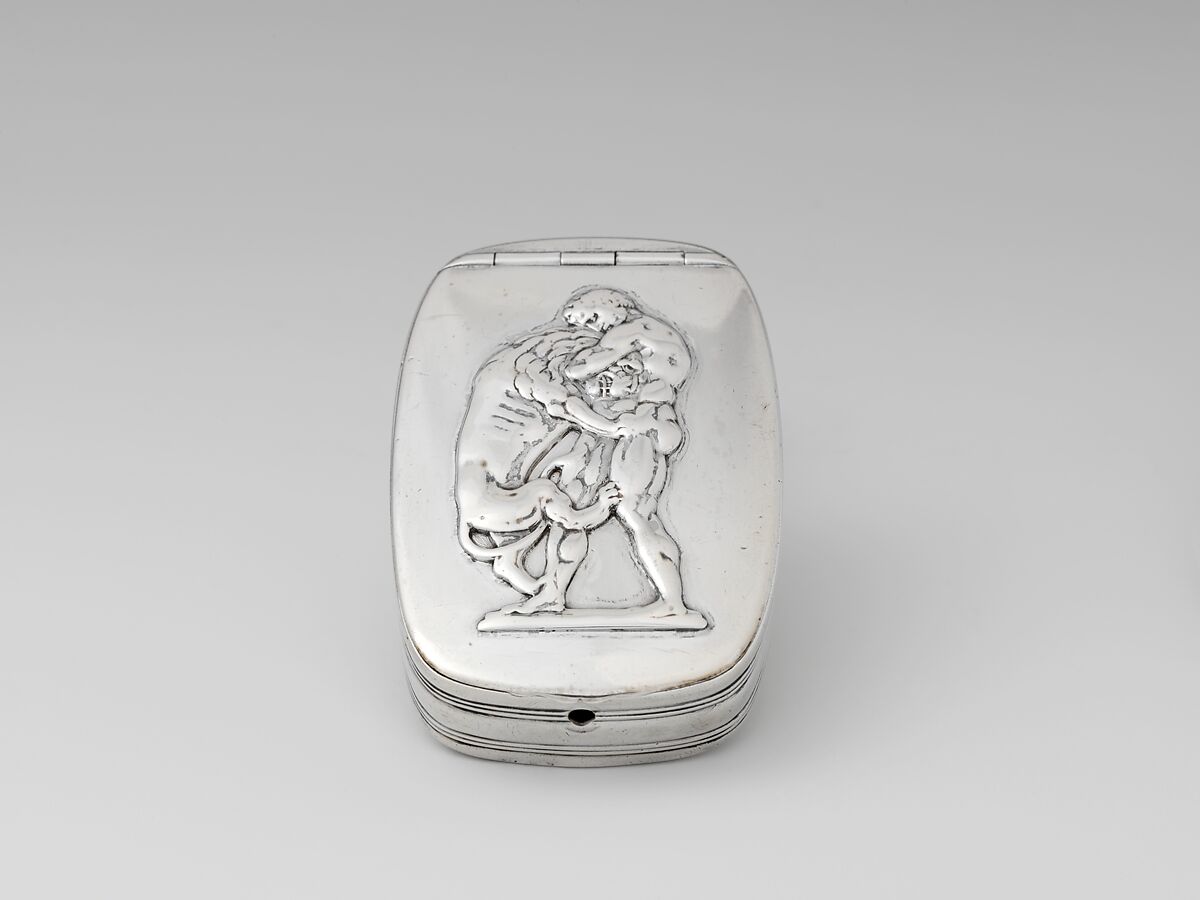 Snuffbox, Probably John Targee (American, ca. 1774–1850), Silver, American