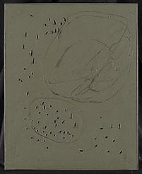 Spatial Concept (Concetto Spaziale), Lucio Fontana (Italian, 1899–1968), Oil on canvas with holes and incisions 
