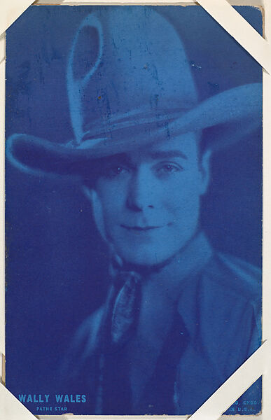 Wally Wales from Western Stars or Scenes Exhibit Cards series (W412), Exhibit Supply Company, Commercial color photolithograph 