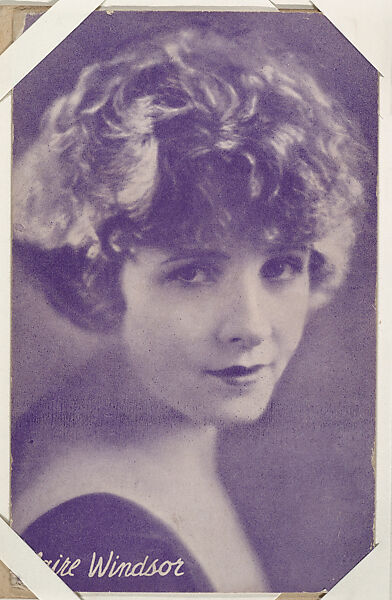Claire Windsor from Movie Stars Exhibit Cards series (W401), Commercial color photolithograph 