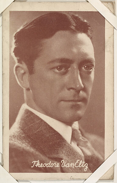 Theodore VanEltz from Movie Stars Exhibit Cards series (W401), Commercial color photolithograph 