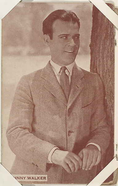 Johnny Walker from Movie Stars Exhibit Cards series (W401), Commercial color photolithograph 