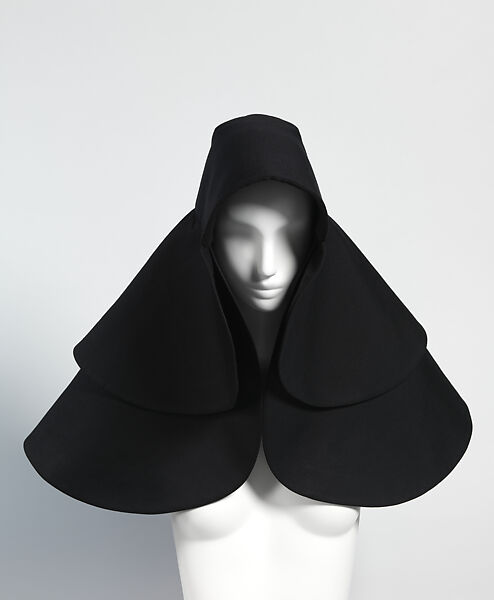 Hat, Yves Saint Laurent (French, founded 1961), wool, silk, French