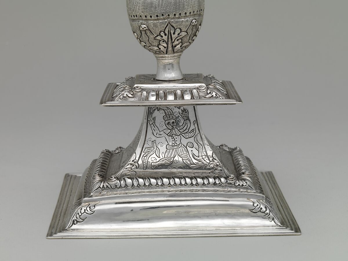 Snuffer Stand, Cornelius Kierstede (1674–ca. 1757), Silver, American