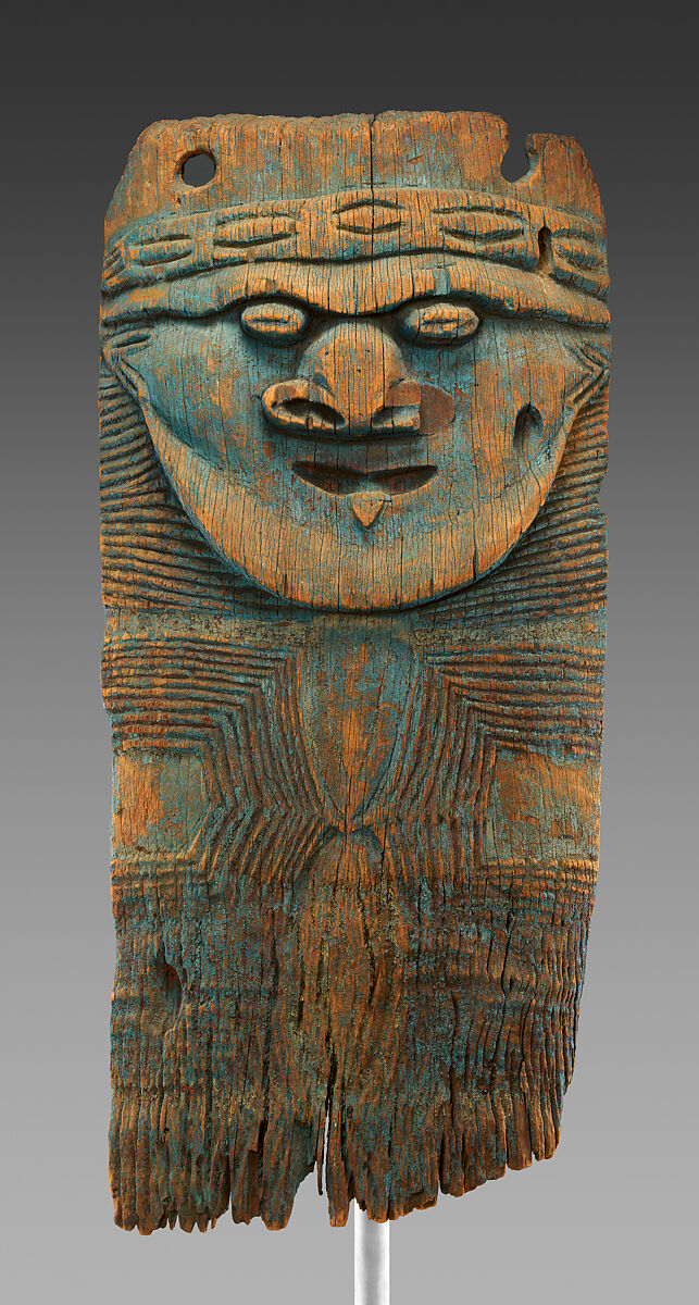 Door board (jovo), Wood, pigment, Kanak people