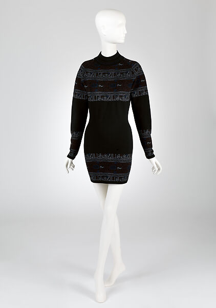 Dress, Azzedine Alaïa (French (born Tunisia), Tunis 1935–2017 Paris), wool, nylon, spandex, French 