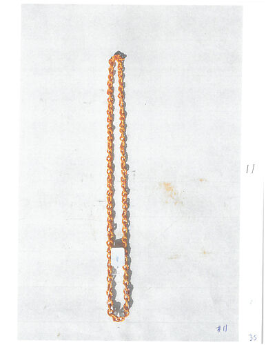 Necklace of interconnected rings