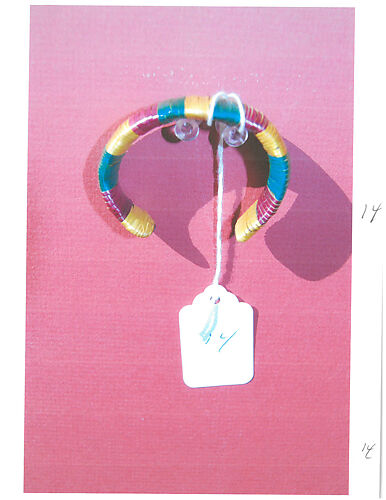 Cuff bracelet, colored bands