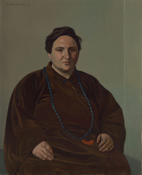 Gertrude Stein, Félix Vallotton (Swiss, Lausanne 1865–1925 Paris), Oil on canvas 