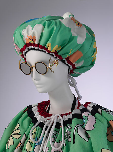 Ensemble, Thom Browne (American, born 1965), (a) silk, synthetic fiber, metal, (b, c) leather, synthetic, metal, (d, e) leather, metal, (f) plastic, metal, (g, h) wool, (i, j) silk, American