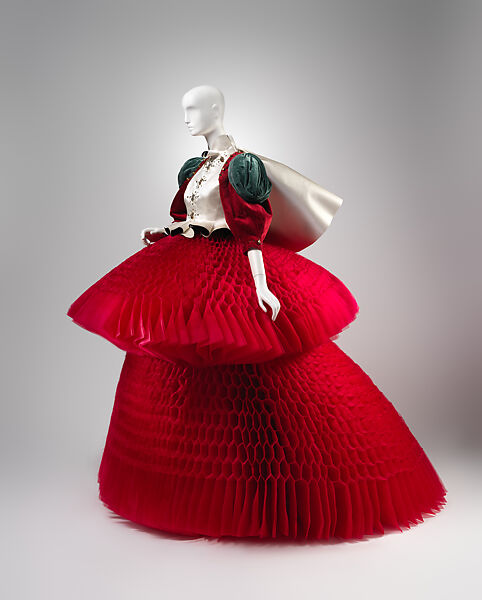 Ensemble, Undercover (Japanese, founded 1990), (a) silk, nylon, cotton, rayon, metal, glass, (b) silk, nylon, (c) silk, (d) nylon, metal, Japanese