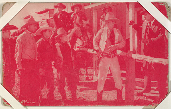 Jay Wilsey in "Buffalo Bill. Junior" from Western Stars or Scenes Exhibit Cards series (W412), Commercial color photolithograph 