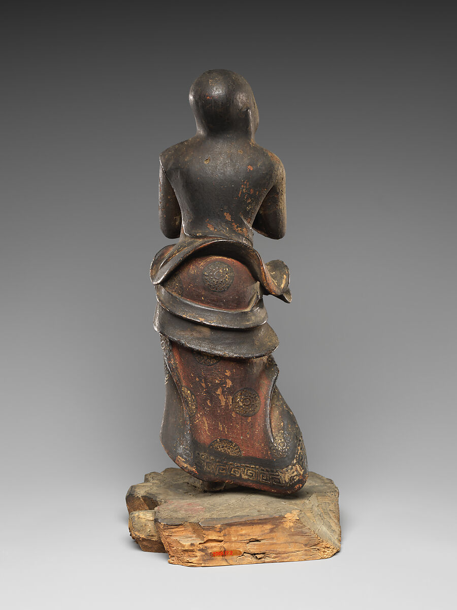 The Boy Attendants Kongara Dōji and Seitaka Dōji, Unidentified Artists, act. 14th century, Lacquered wood with traces of paint, inlaid glass eyes; joined-block construction (yosegi-zukuri), Japan