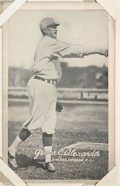 Grover C. Alexander from Baseball Exhibits series (W461), Exhibit Supply Company, Commercial photolithograph 