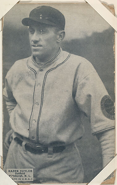 Hazen Cuyler from Baseball Exhibits series (W461), Exhibit Supply Company, Commercial photolithograph 