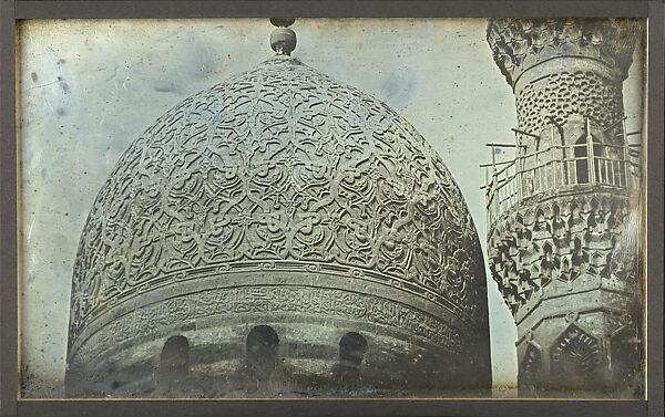 Dome of Khayrbak Mosque, Cairo, Joseph-Philibert Girault de Prangey (French, 1804–1892), Daguerreotype 