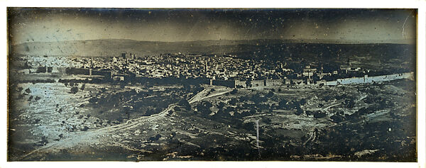 Jerusalem within the Ramparts of the City, Joseph-Philibert Girault de Prangey (French, 1804–1892), Daguerreotype 